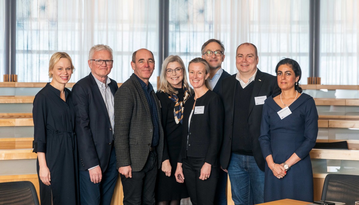 Gruppfoto på styrelsen för InfraSweden2030